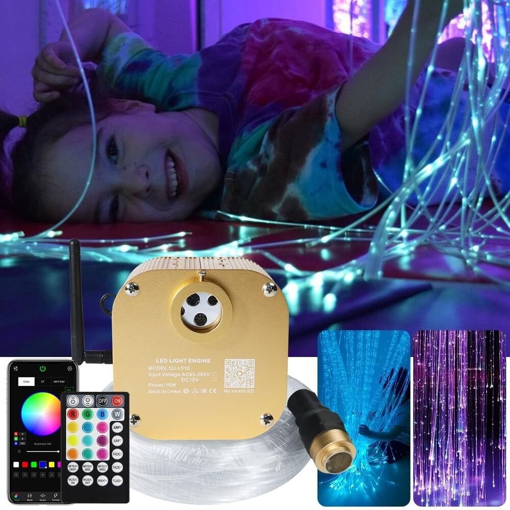 AKEPO Fiber Optic Sensory Lights for Sensory Room Autism Children, 16W Twinkl...